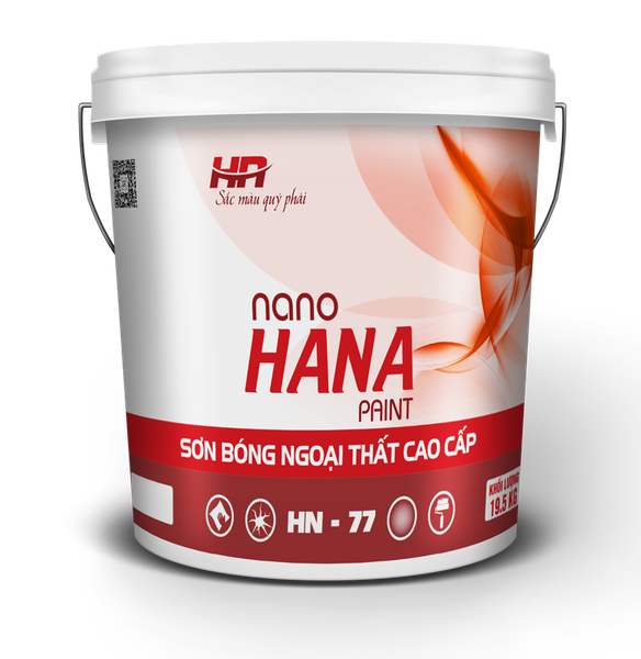 Sơn bóng ngoại thất cao cấp - HANA HN77
