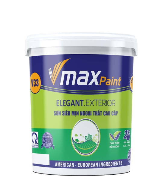 Sơn siêu mịn ngoại thất cao cấp - VMAX V33